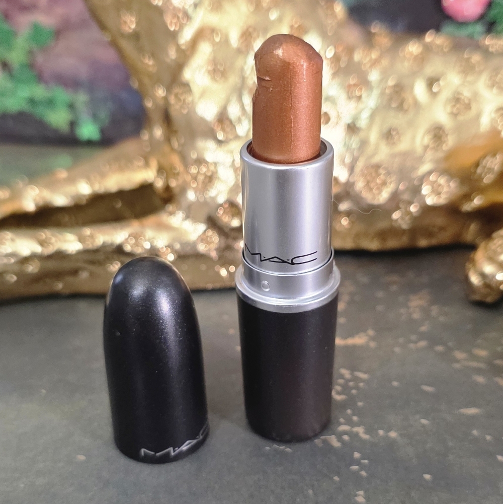 MAC Cosmetics Metallic Bronze Lipstick *STREGTH rare & discontinued.